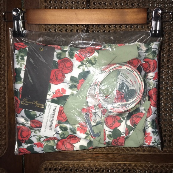 New! Laura Byrnes High Collar Pencil Dress - Picture 5 of 6